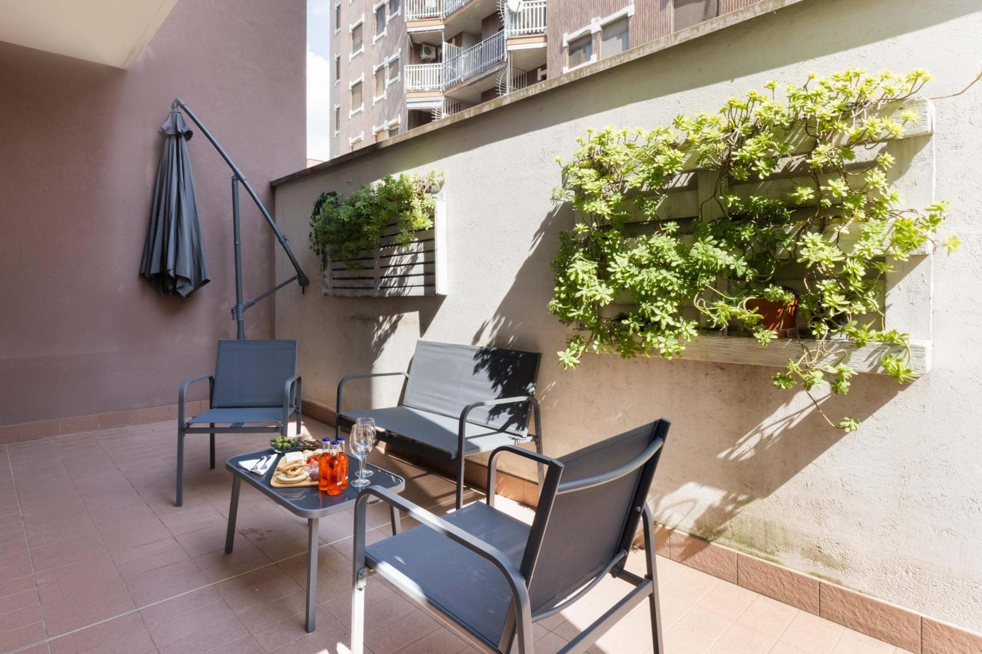 Apartmán Terrace Milan Con Parcheggio Incluso Exteriér fotografie